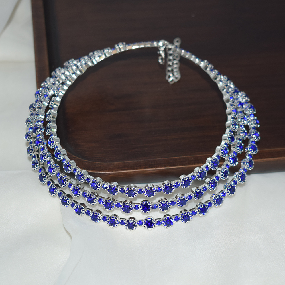 XL-2008 Silver Blue Diamond