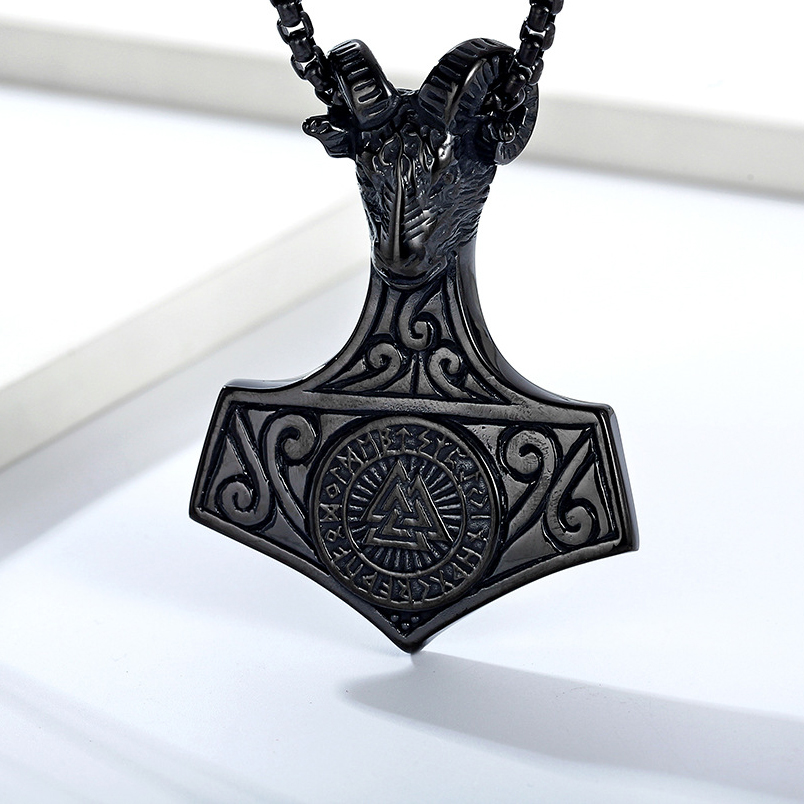 Black Single Pendant