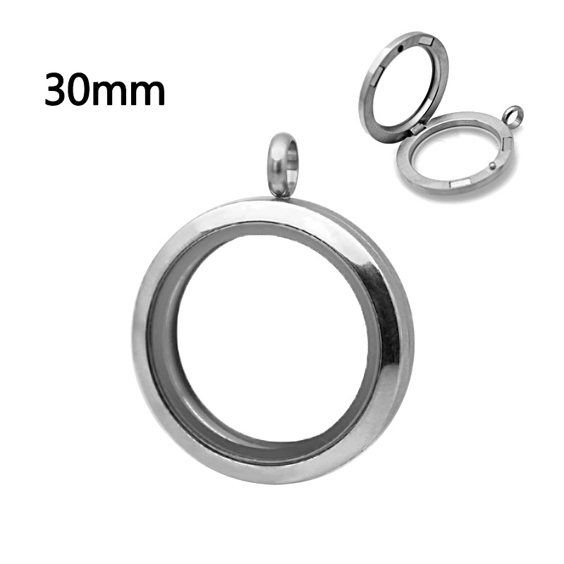 30mm magnetic glossy double glass-steel color