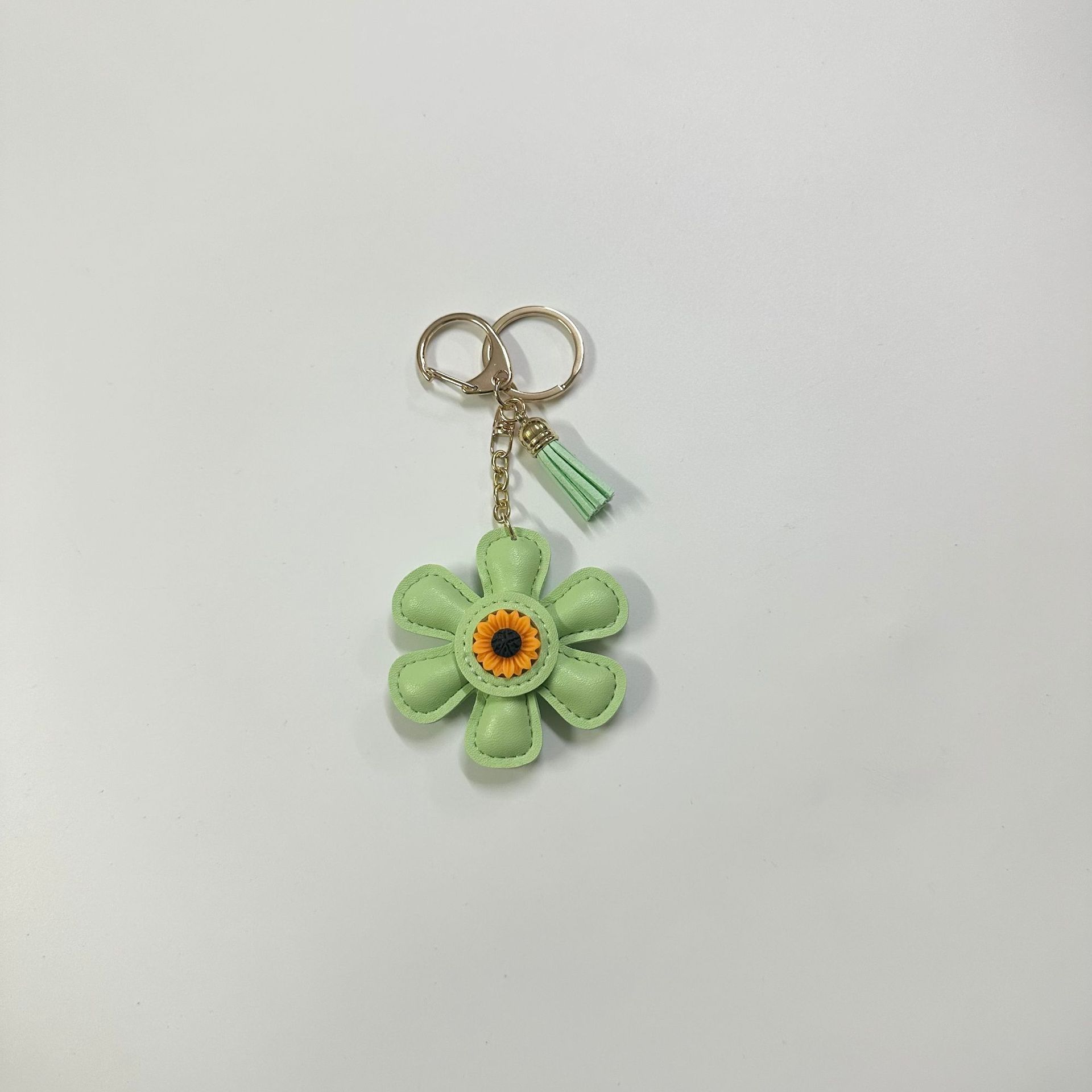 Grass Green with key ring tassel