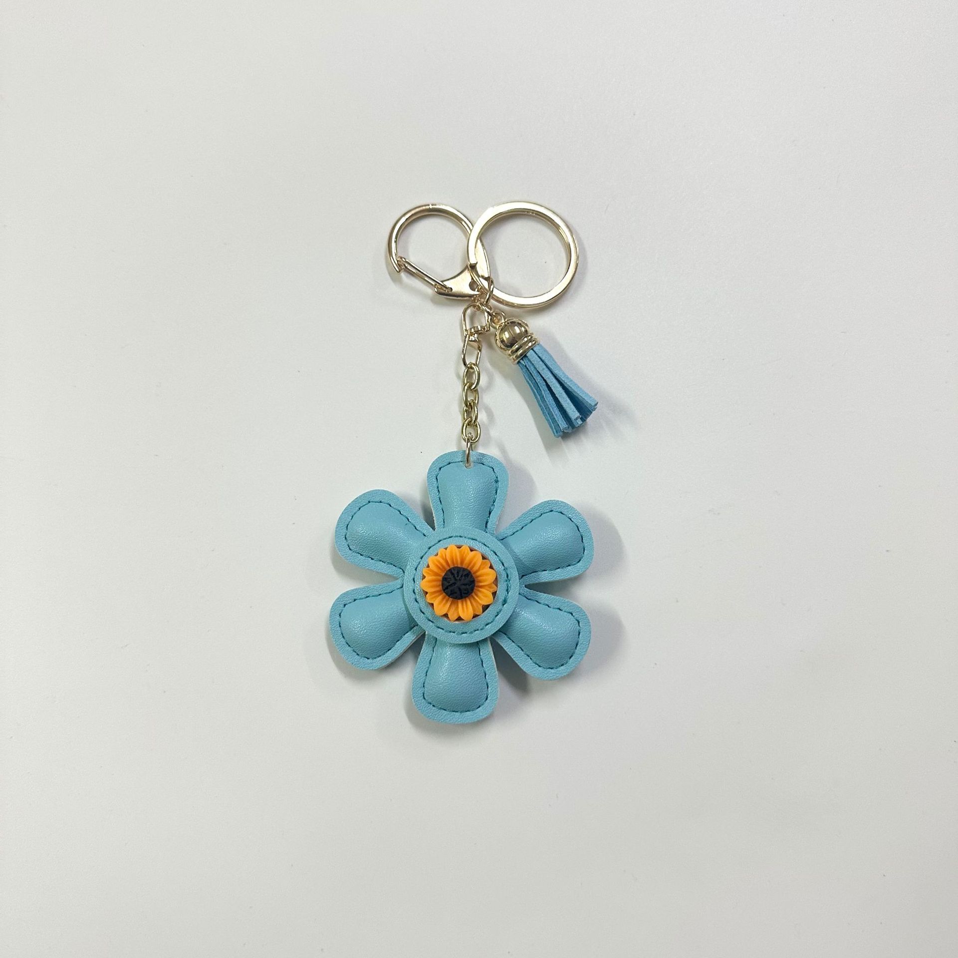 Sky Blue Tassel with Keychain