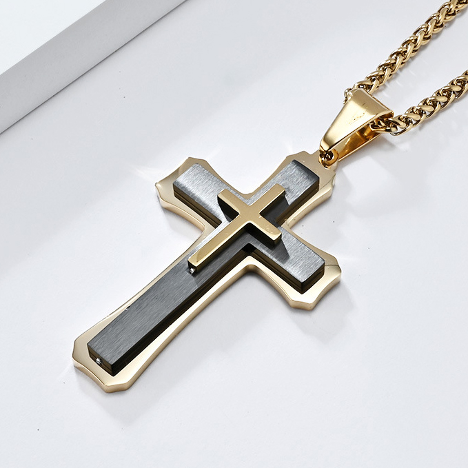 Gold and black (single pendant)