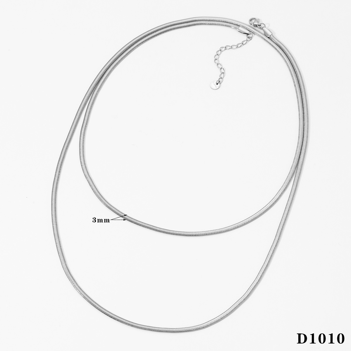 Silver necklace d1010