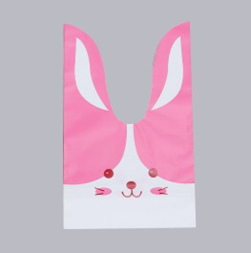 Pink playful rabbit