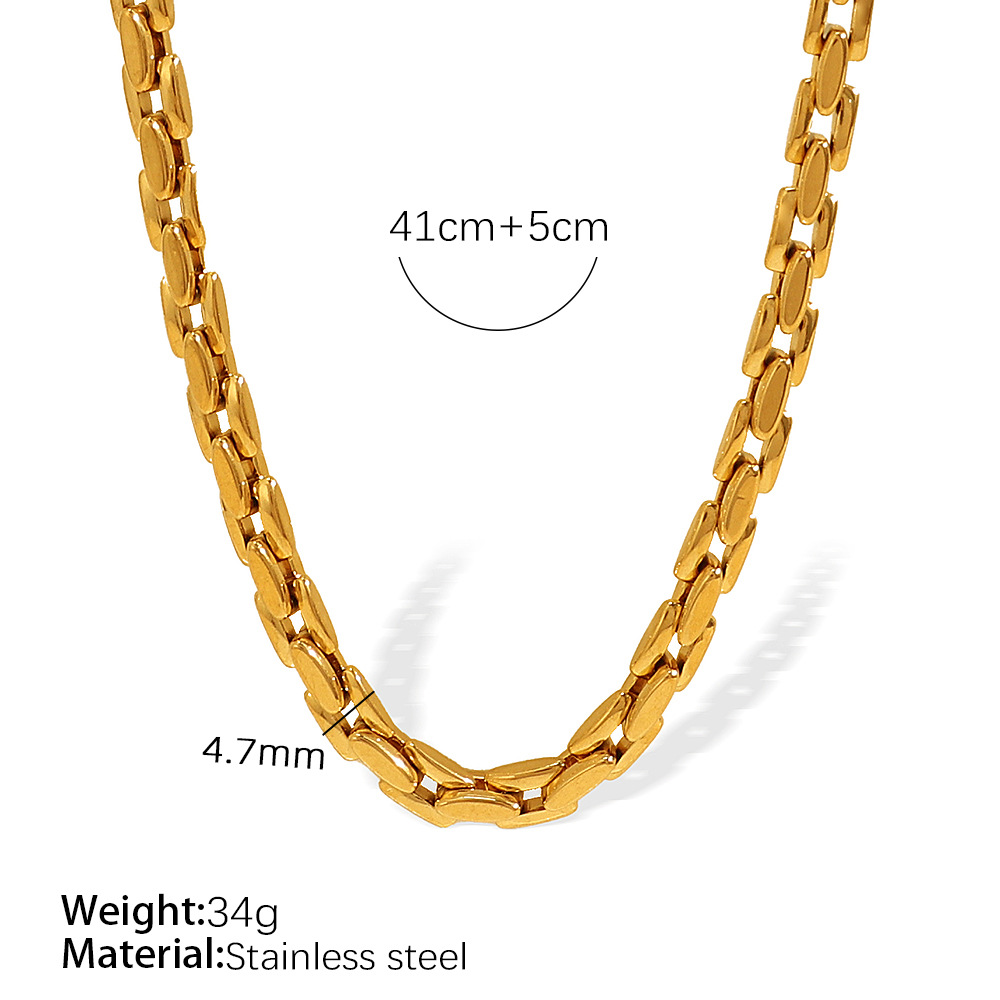 Xl328 gold necklace