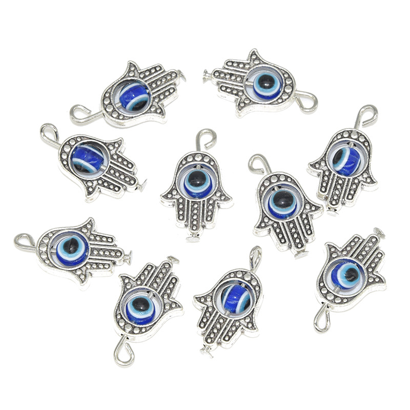 antique Silver-Blue