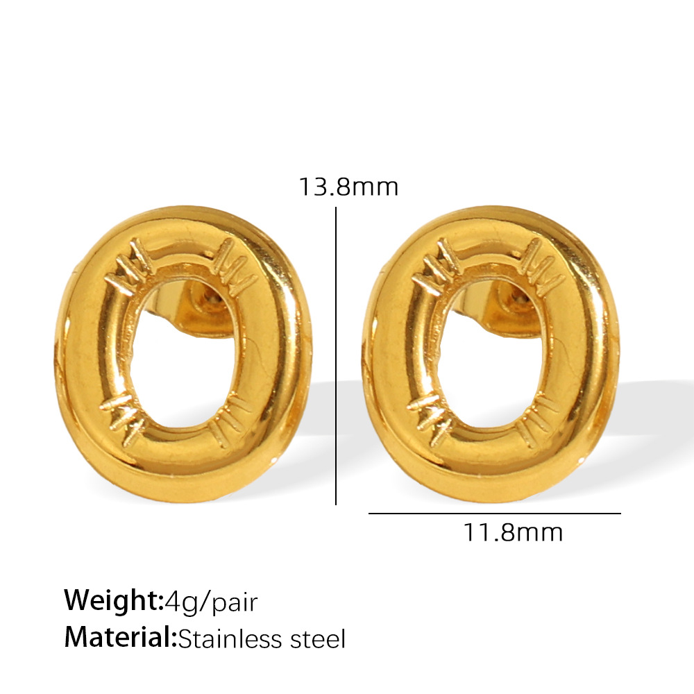 Eh860go gold earrings