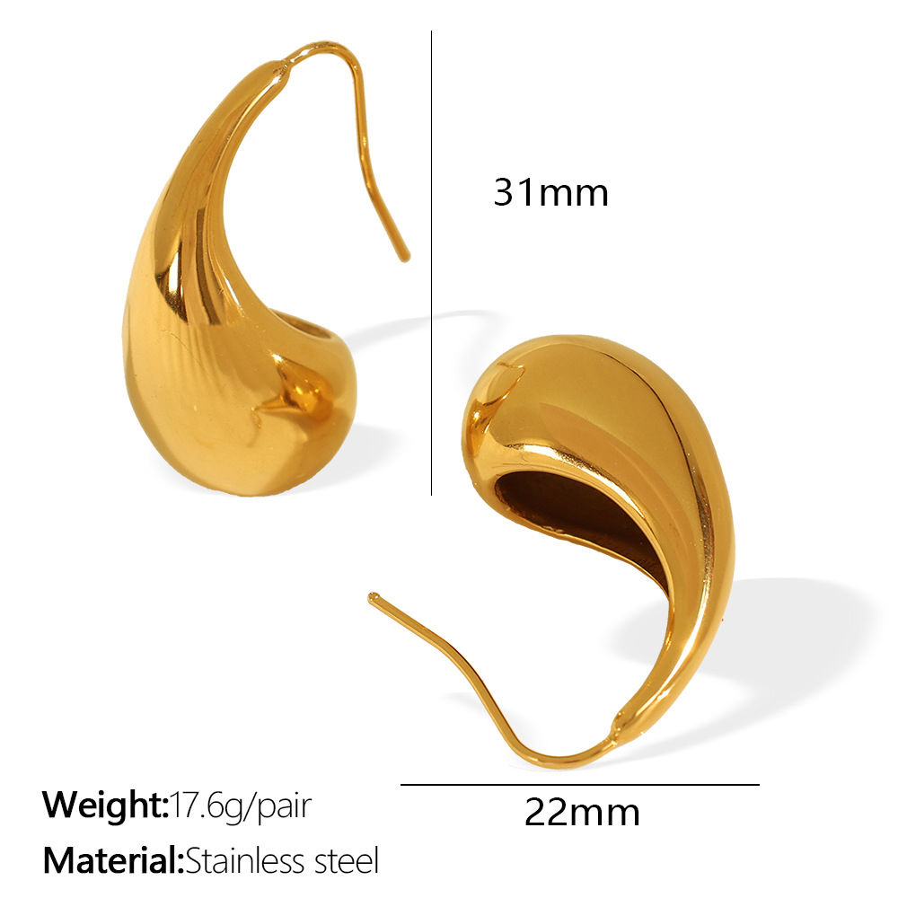 Eh312g gold earrings