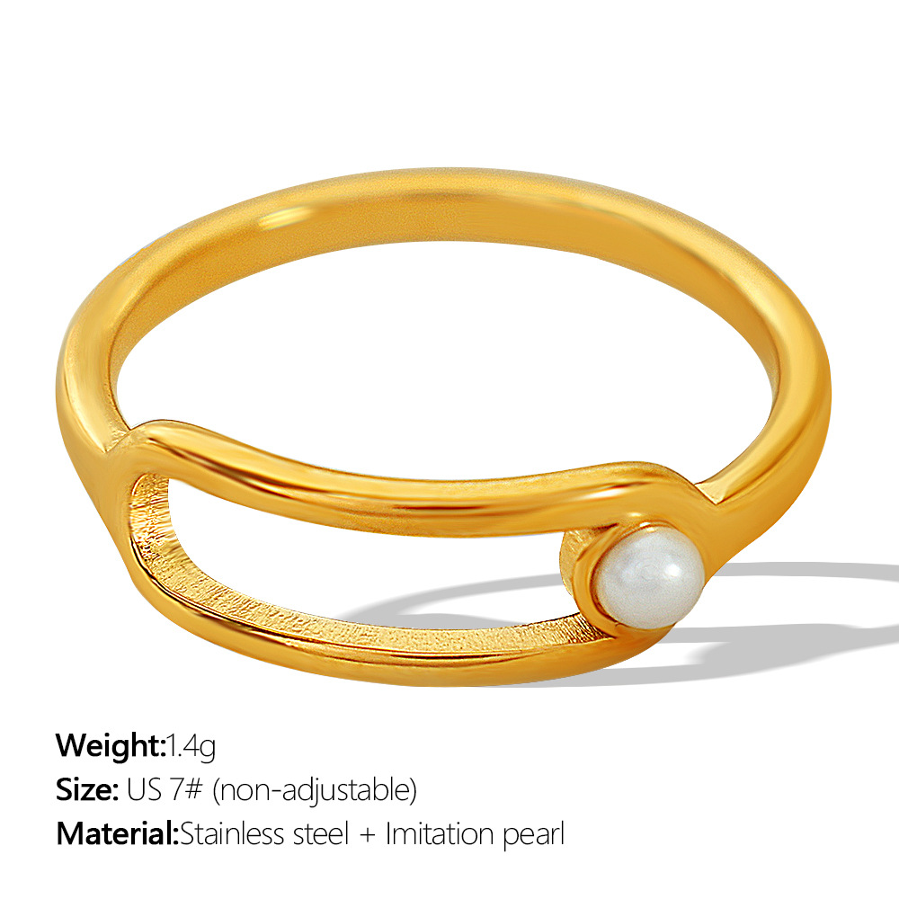 JZ30 US circumference 7# gold ring