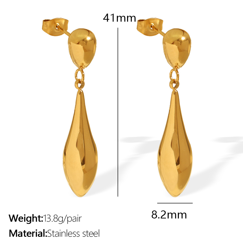 Eh857g gold earrings