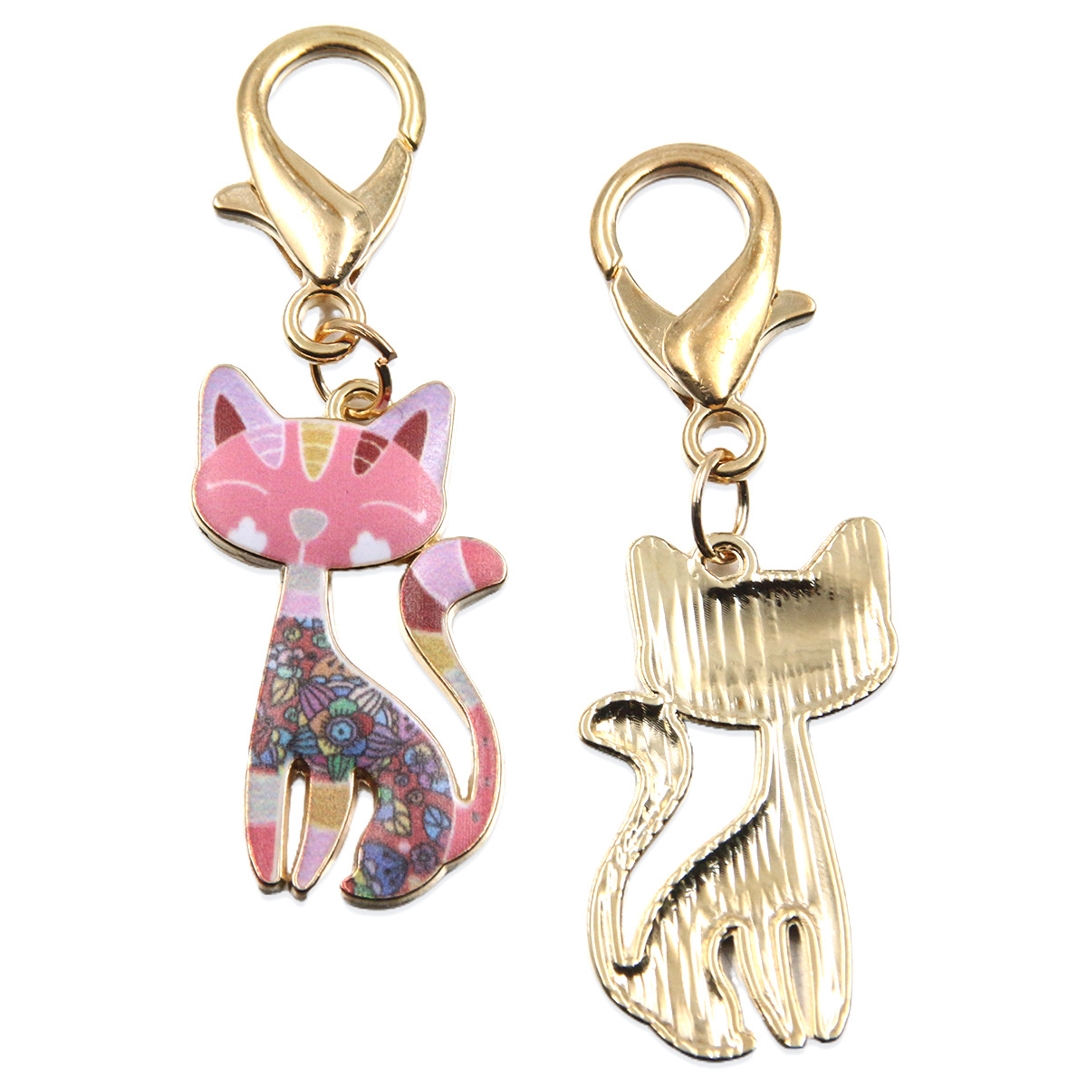 Pink (hanging 10*20mm lobster clasp)