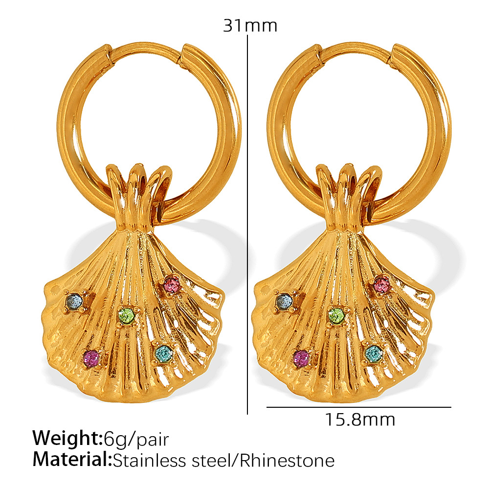 EH381 gold earrings