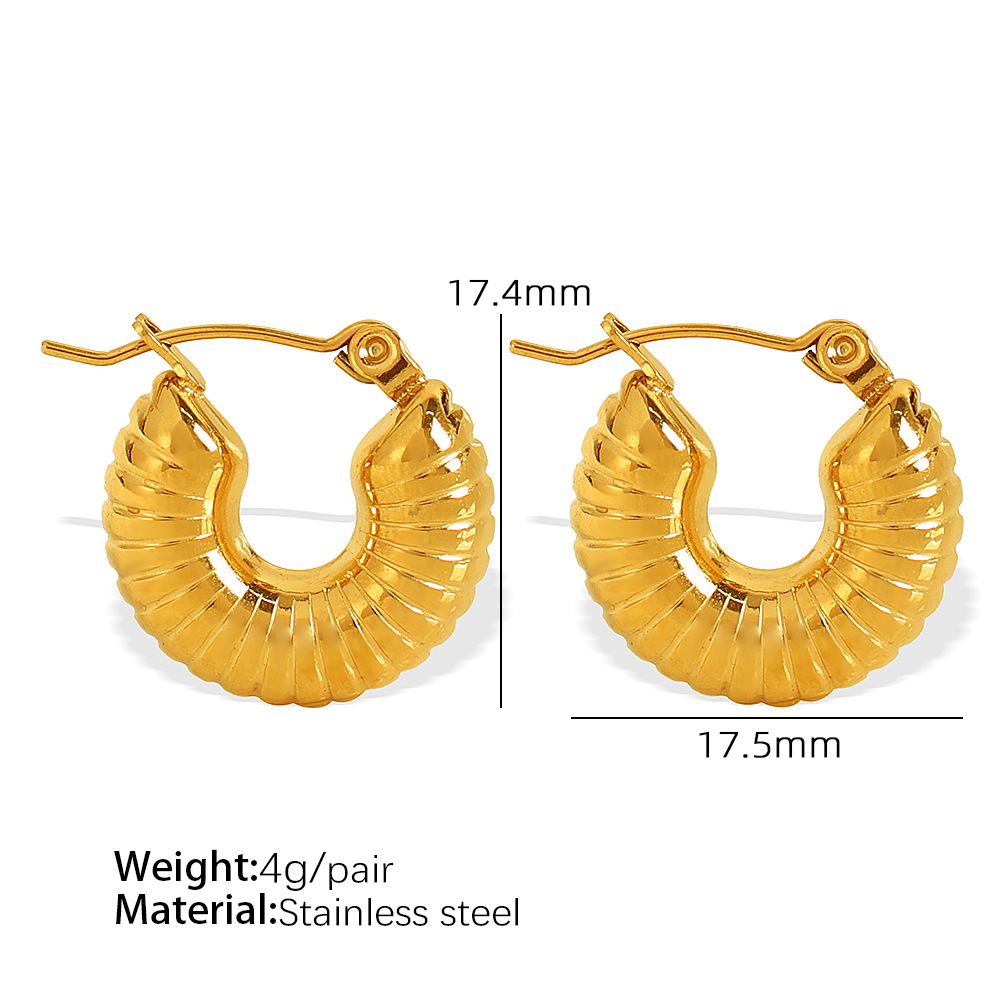 EH252 gold earrings