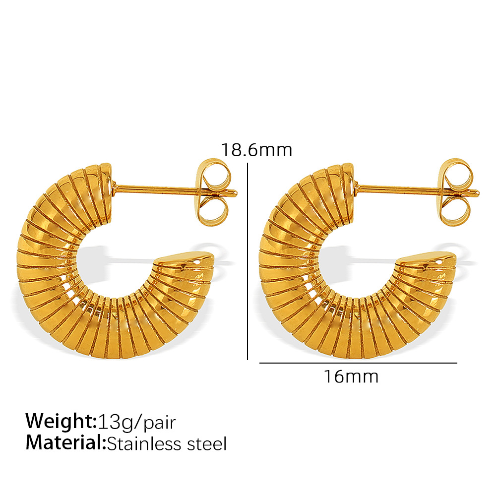 EH305 gold earrings