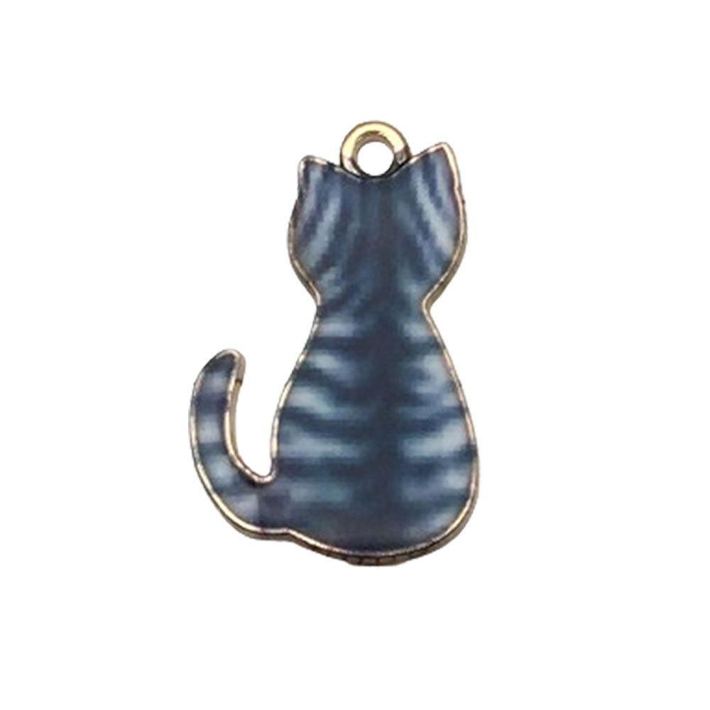 1 Cat Blue Stripe 25x16mm-1.1g-18945