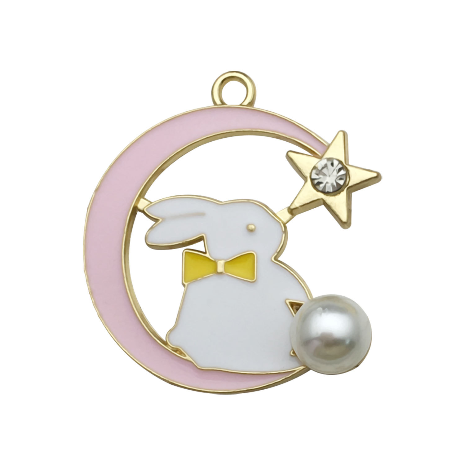 1 moon white rabbit 30x33mm-4.2g-15540