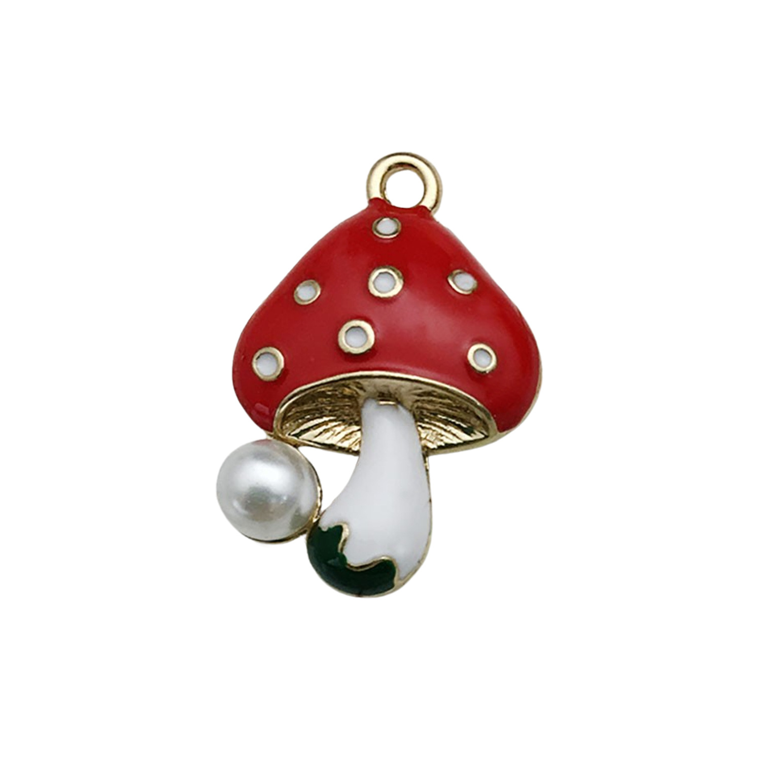 1 Halloween Pearl Mushroom 16x23mm-1.8g-16998