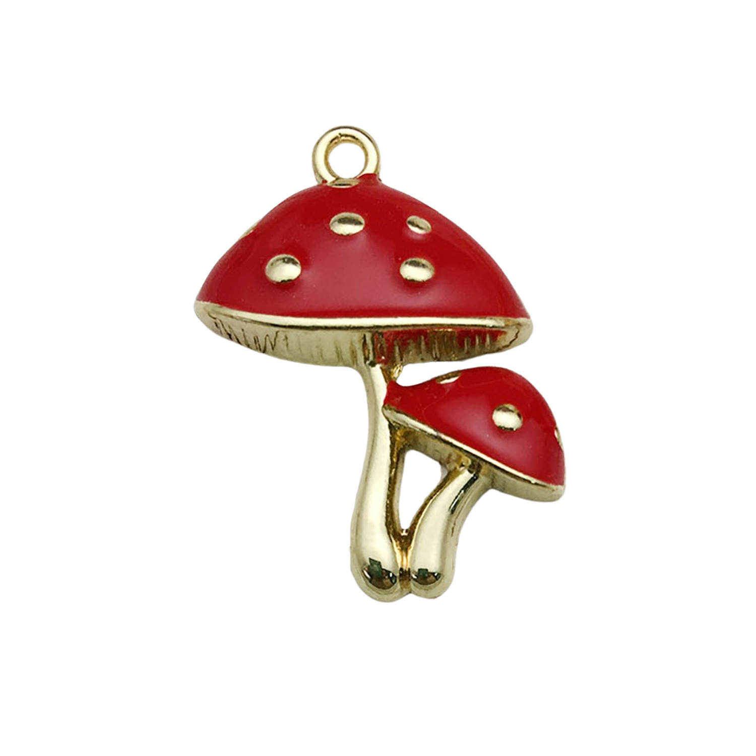 1 Halloween double mushroom 20x26mm-2.2g-16999