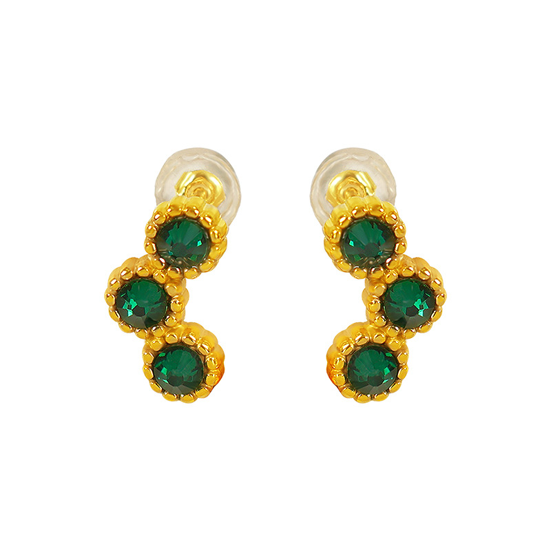 EH107 gold and green points about a pair