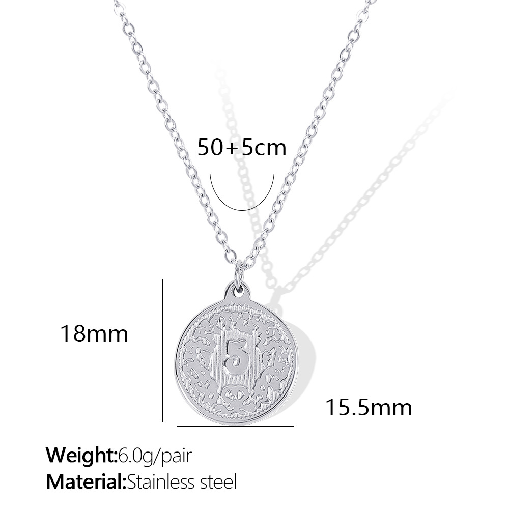 Xl265 silver necklace