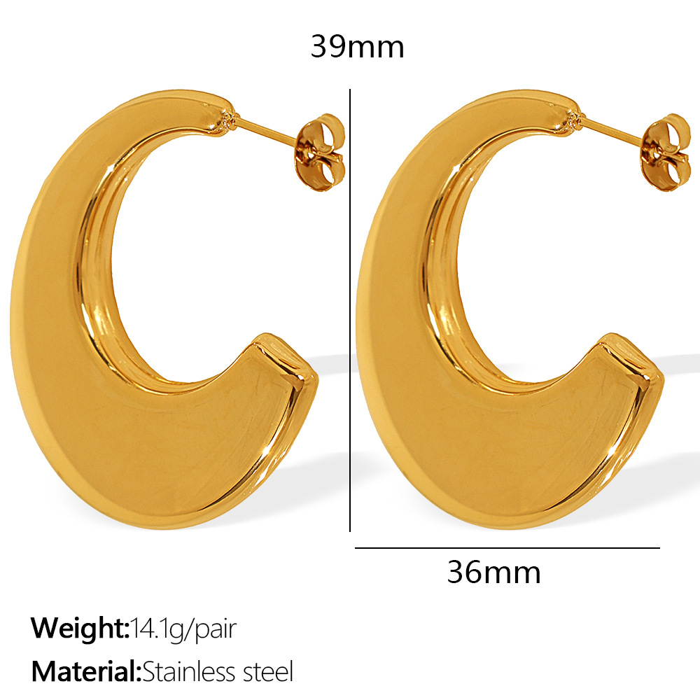 EH183 gold earrings