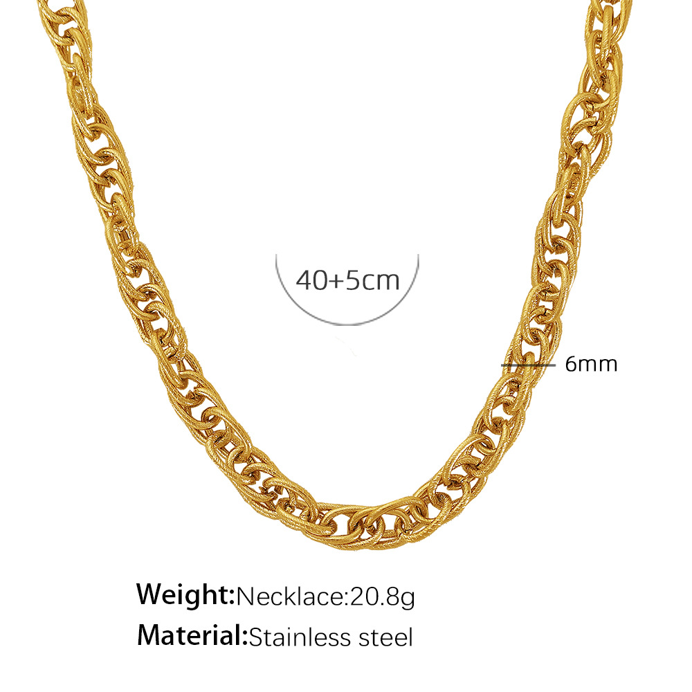 XL76 gold necklace