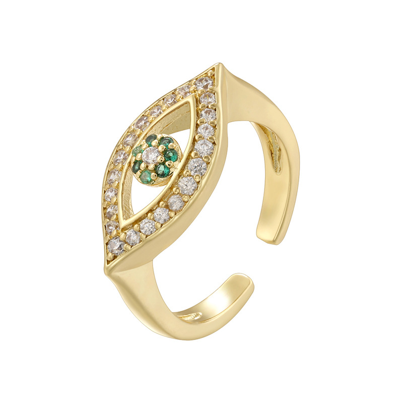 Golden green diamond