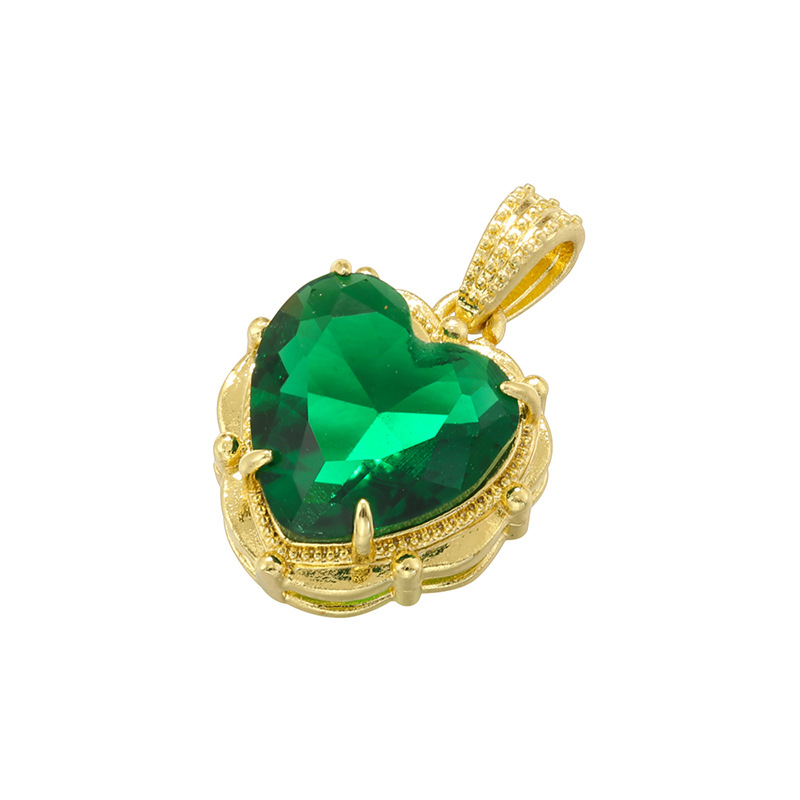 Golden green diamond