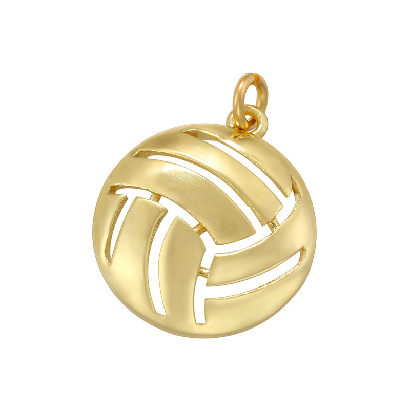 Vd1725 golden glossy volleyball