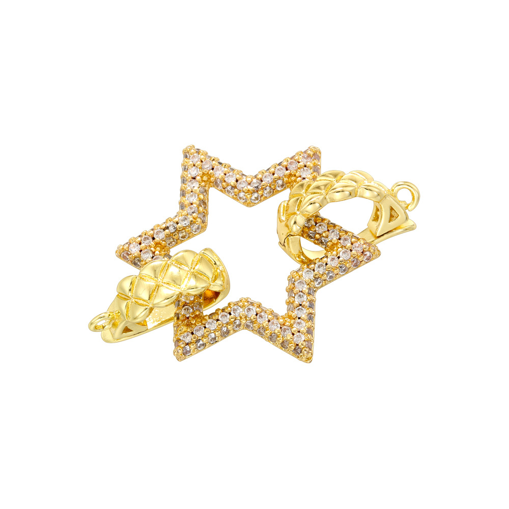 Vk273 gold six-pointed star buckle