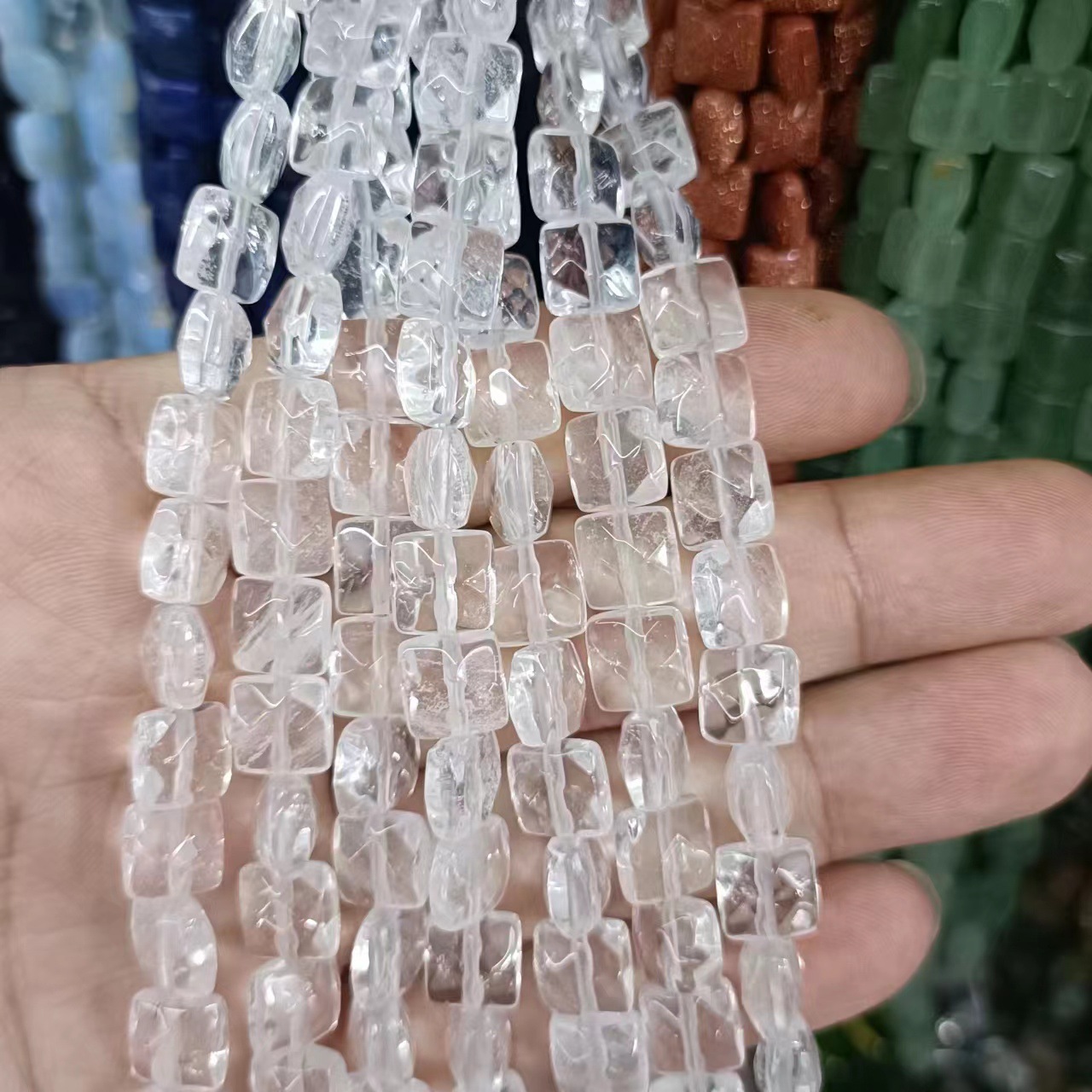 Transparent crystal