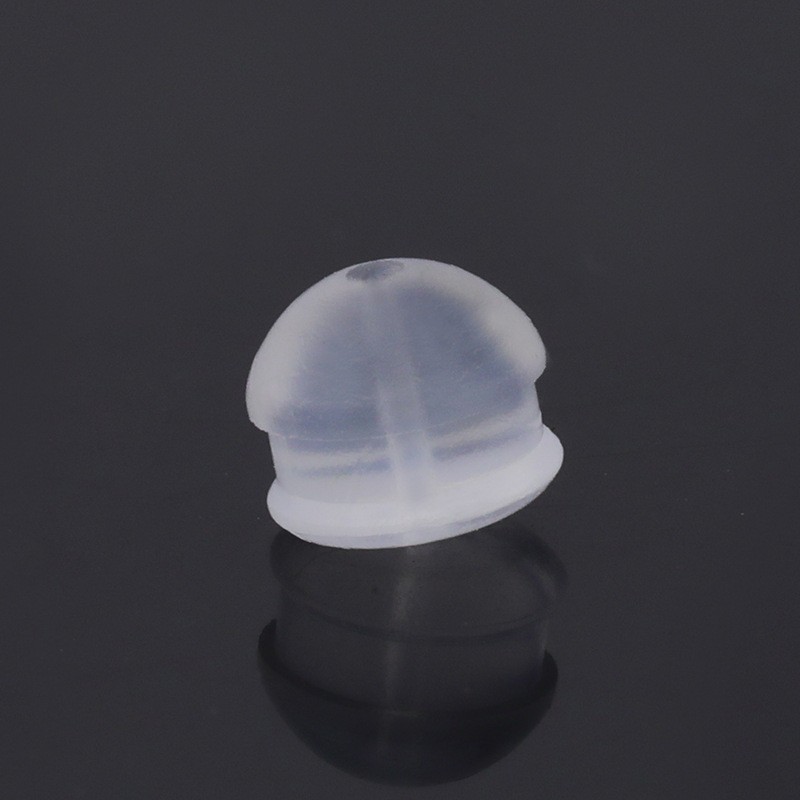 Transparent hamburger-shaped ear plug (small)