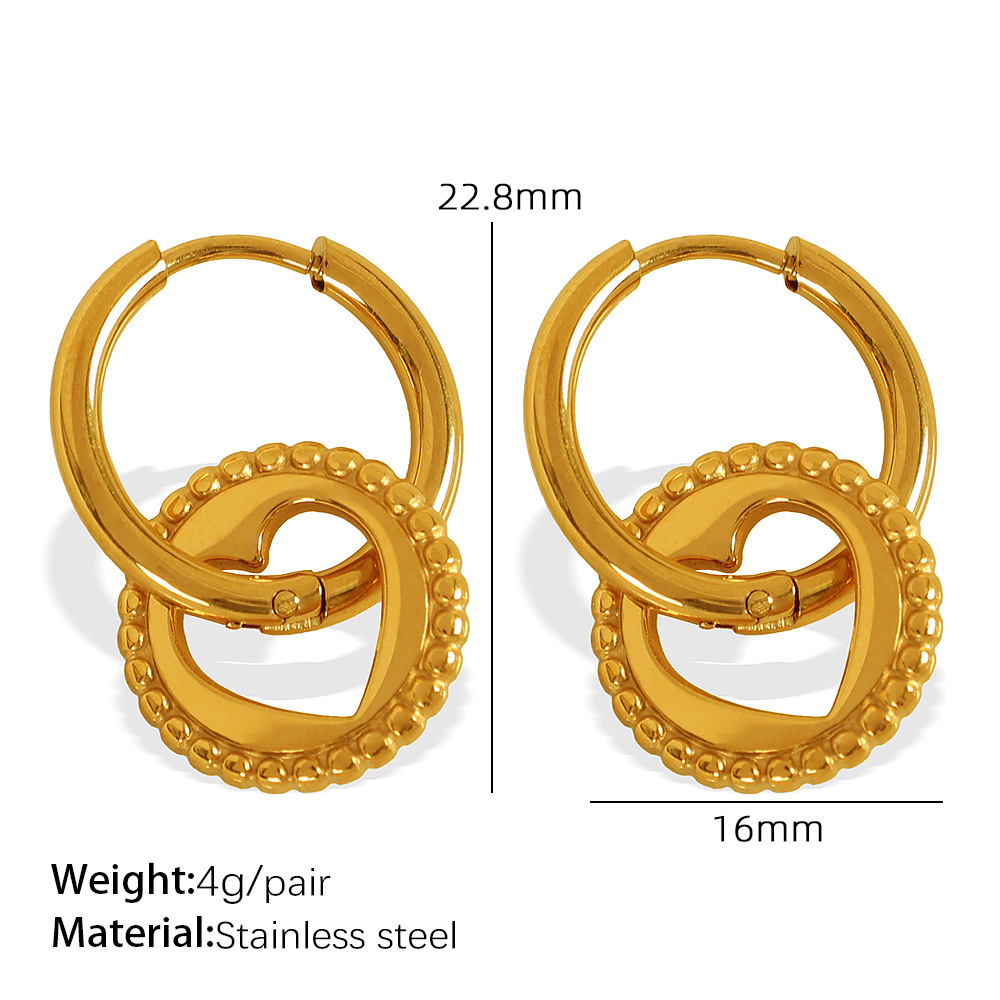 Eh696 gold earrings