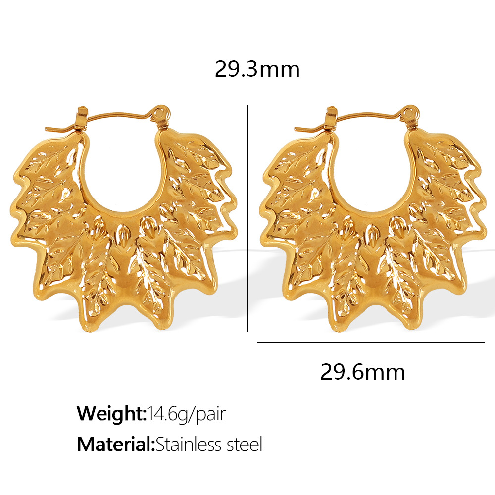 Eh710 gold earrings