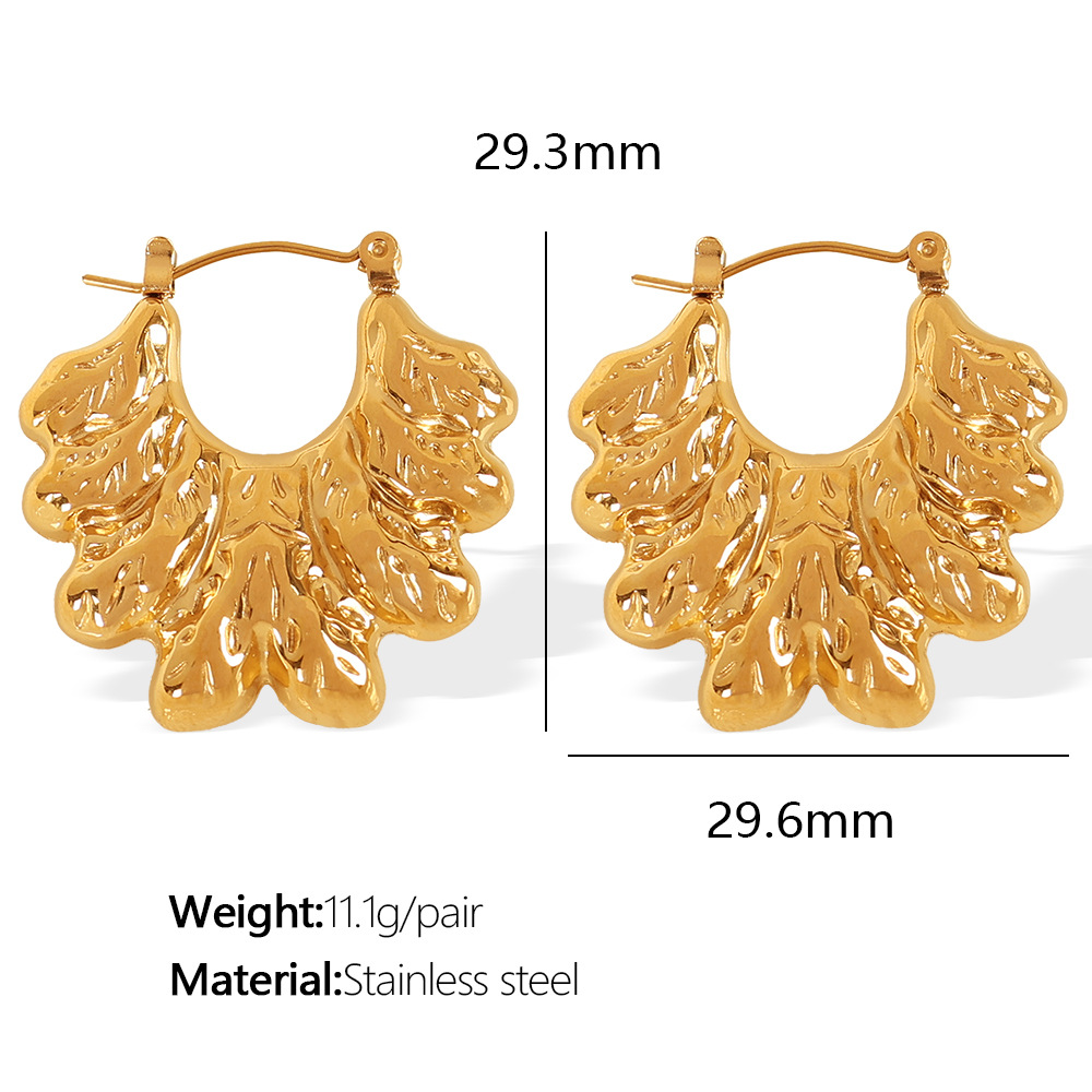 Eh711 gold earrings