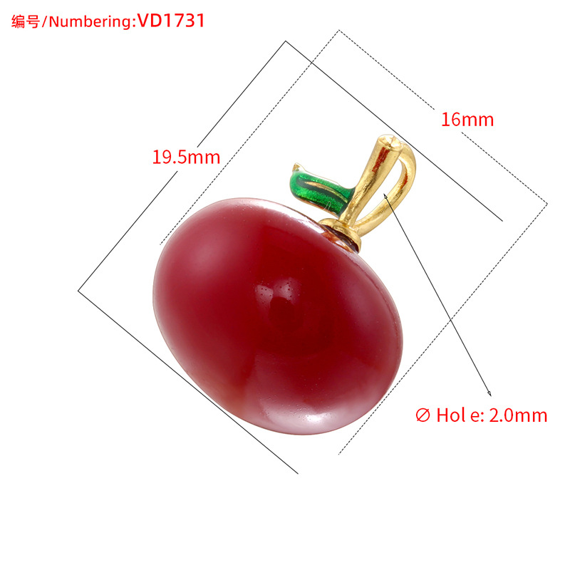 Vd1731 red large apple