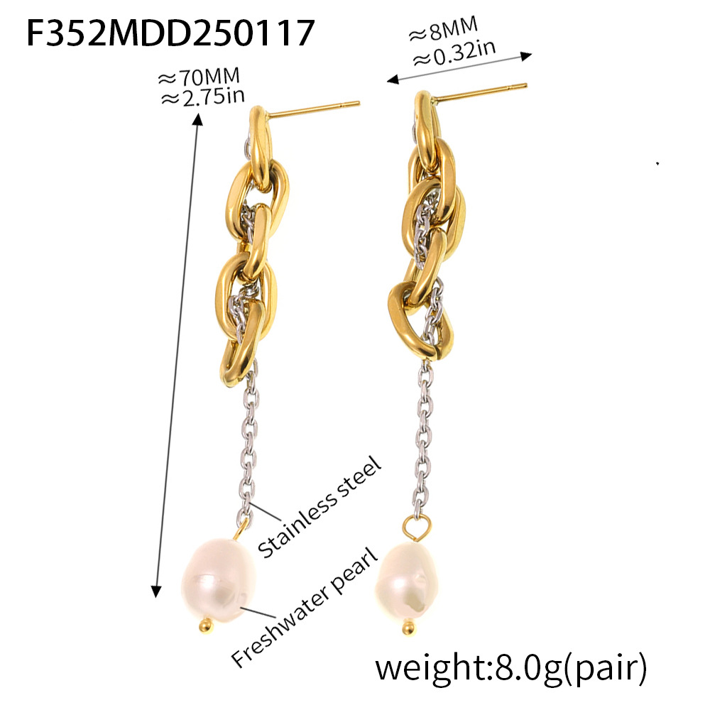 F352-gold earrings