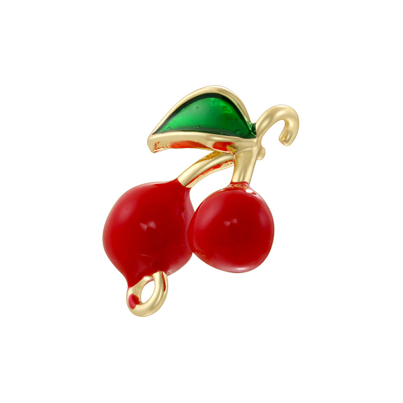 Vd1737 golden red cherry pendant