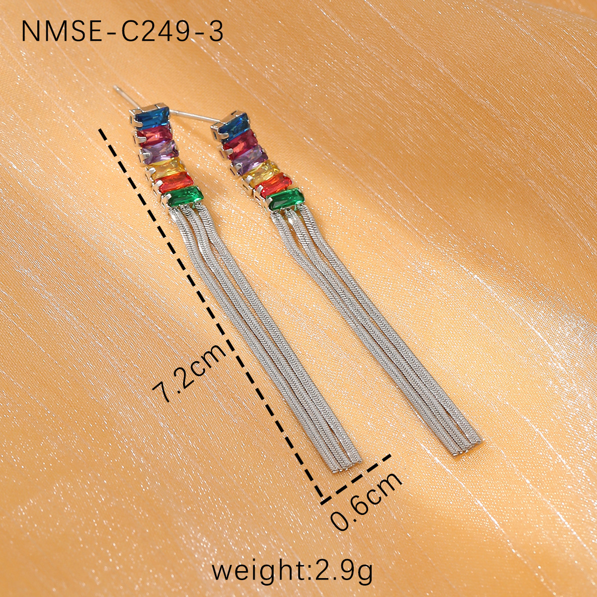 NMSE-C249-3 steel-colored diamond