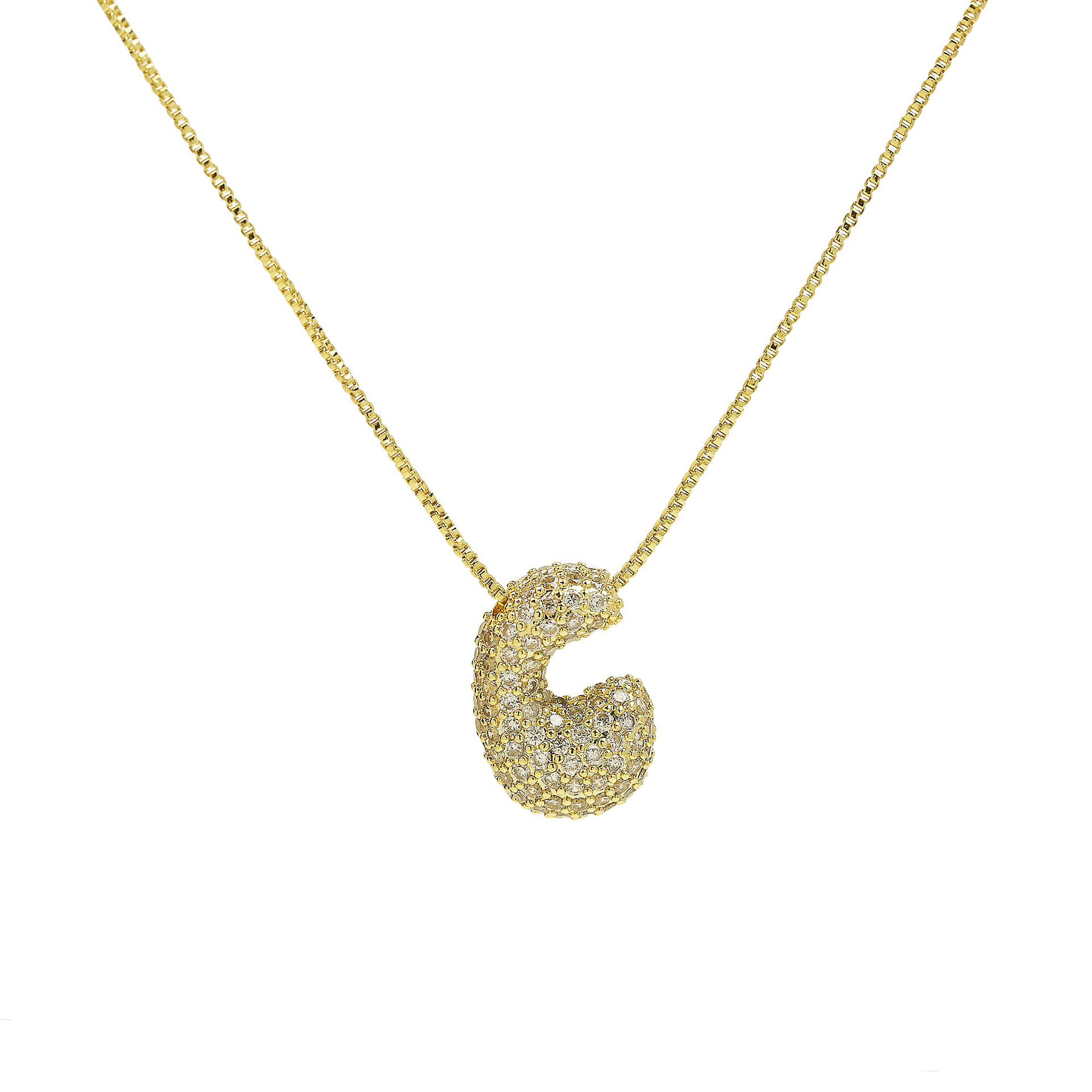 Gold necklace c