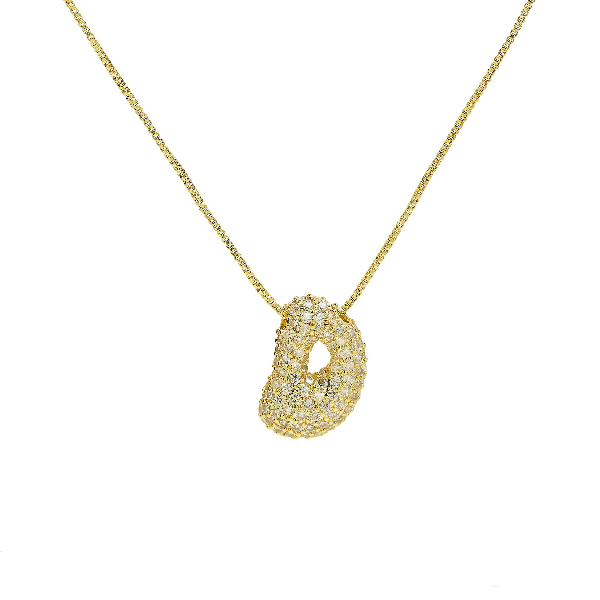 Gold necklace d