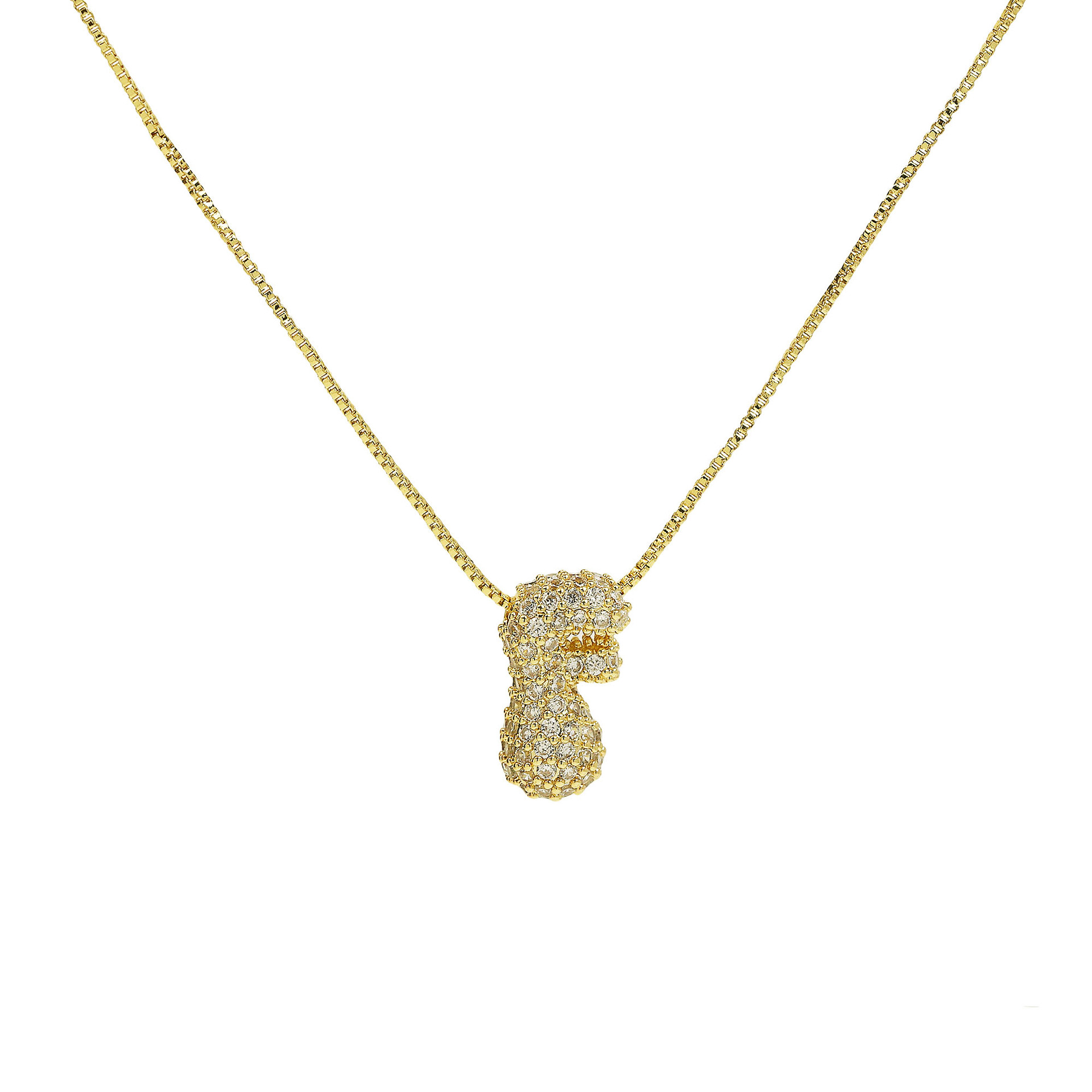 Gold necklace f