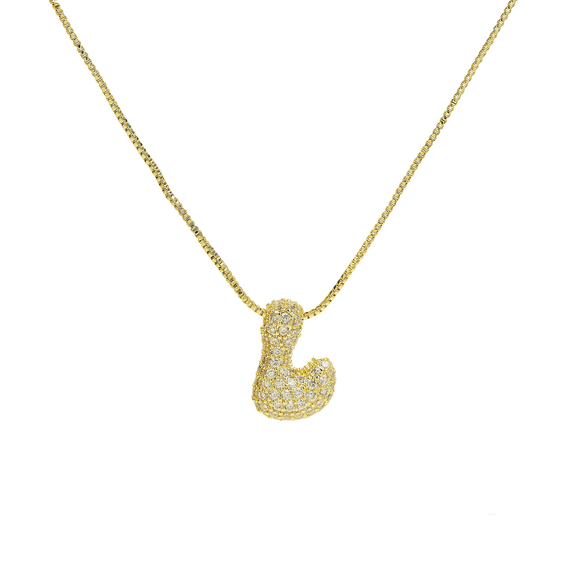 Gold necklace l