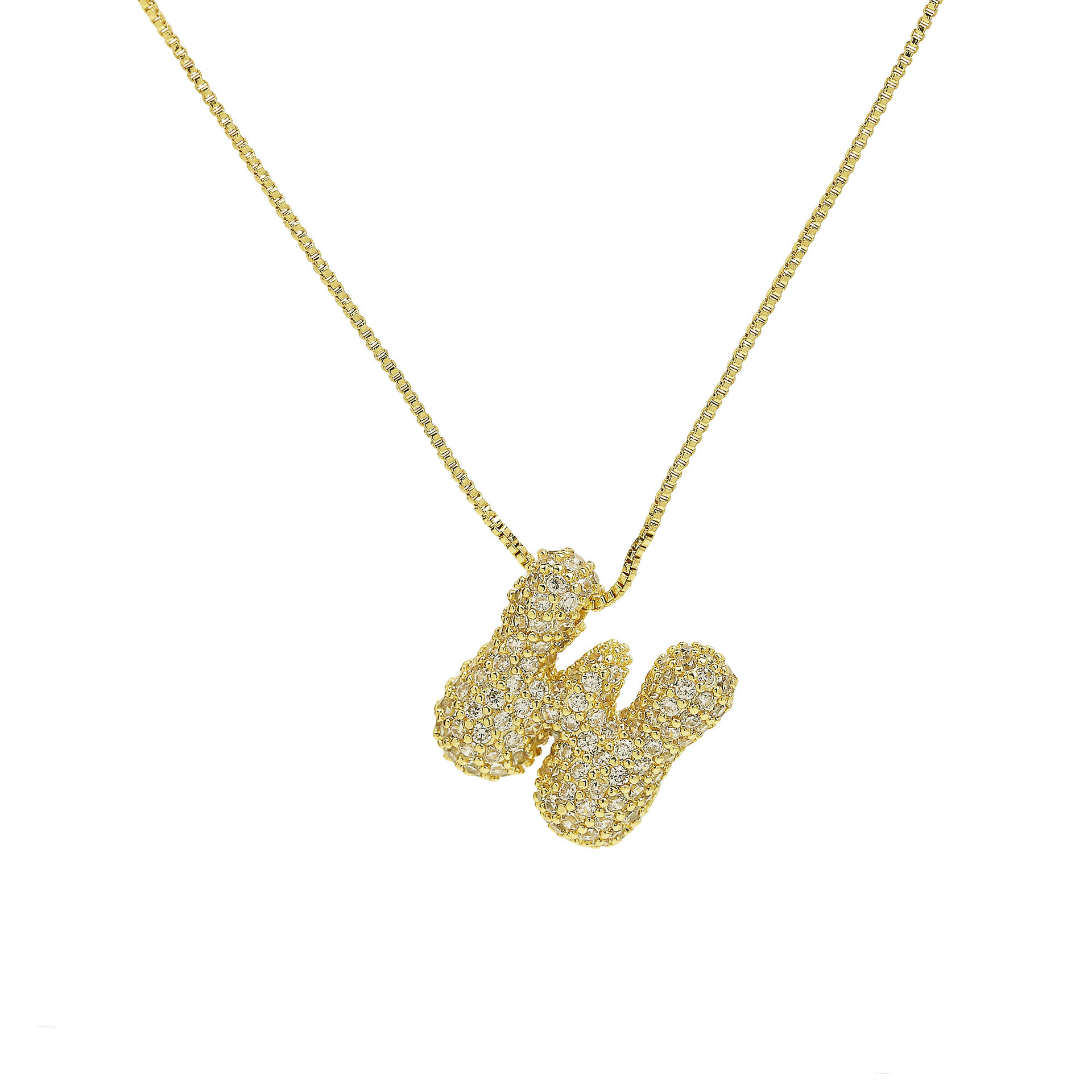 Gold necklace w