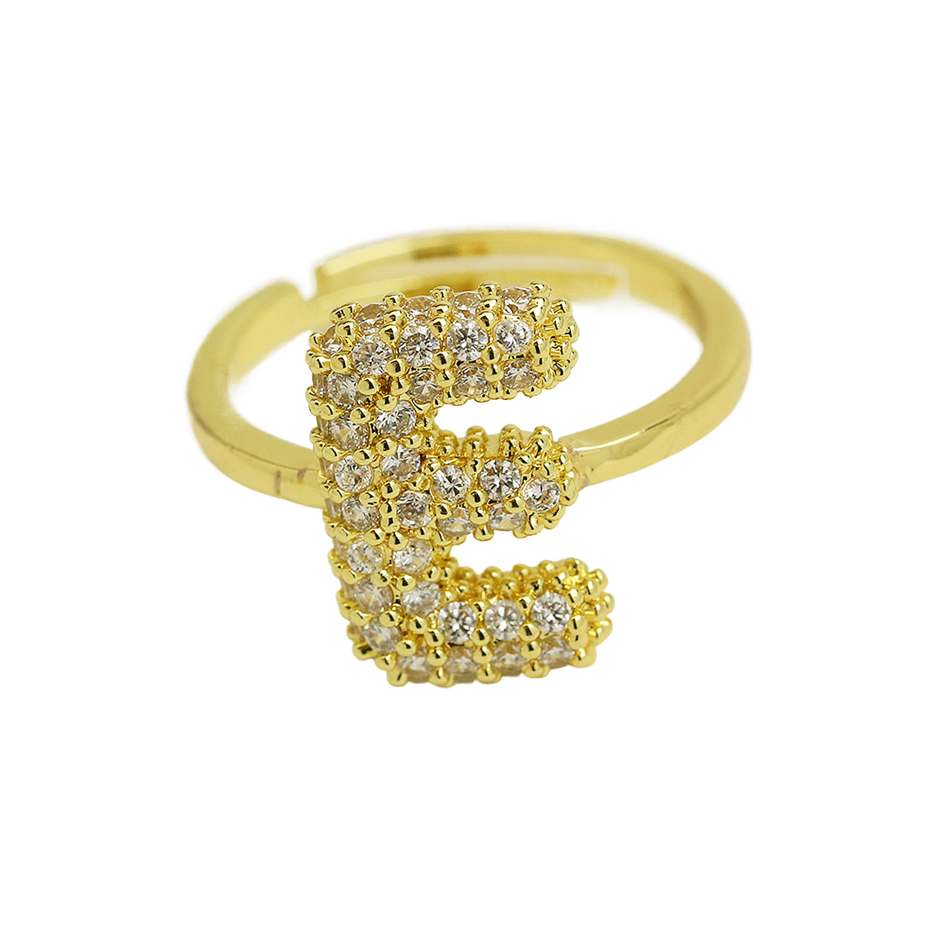 gold ring E