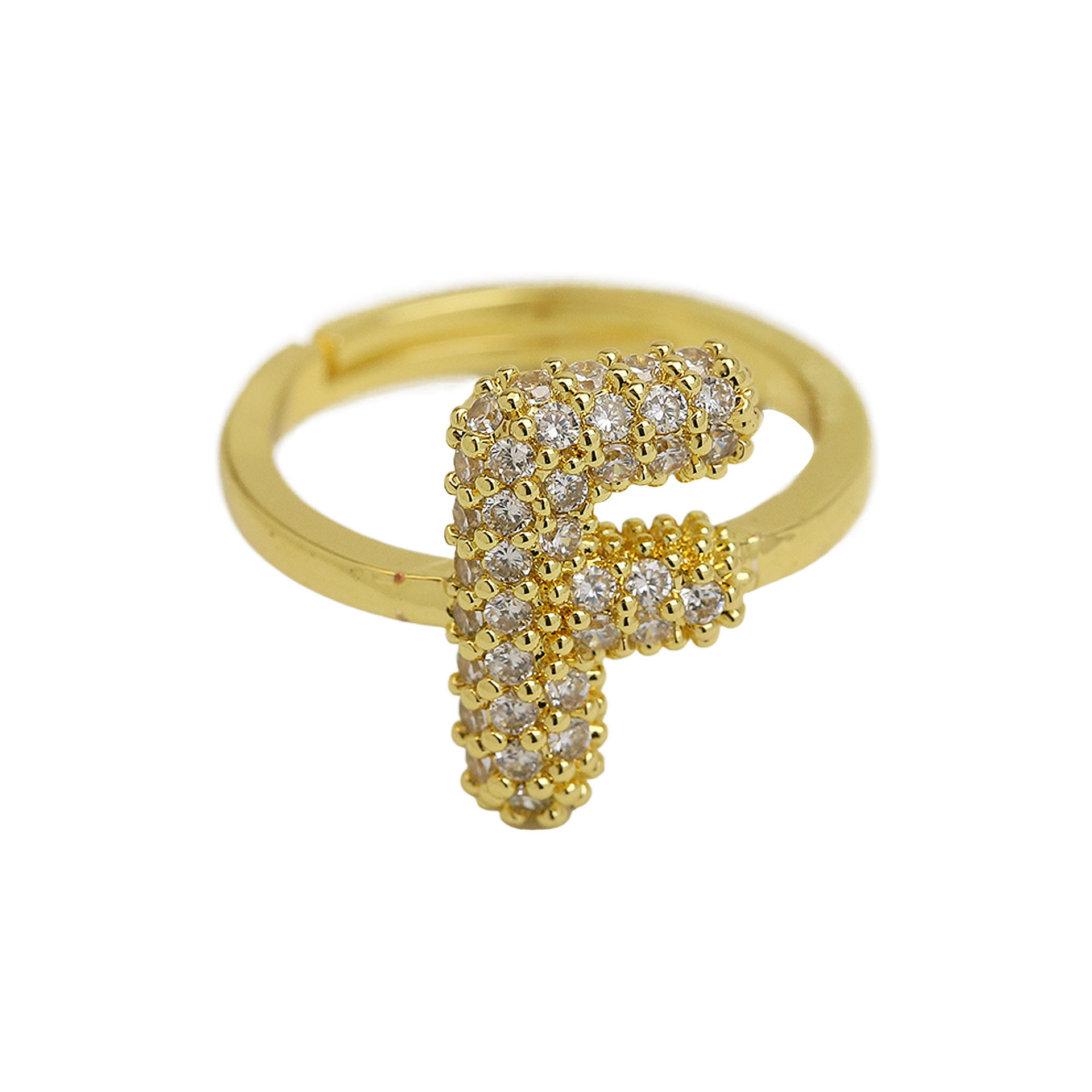 gold ring F