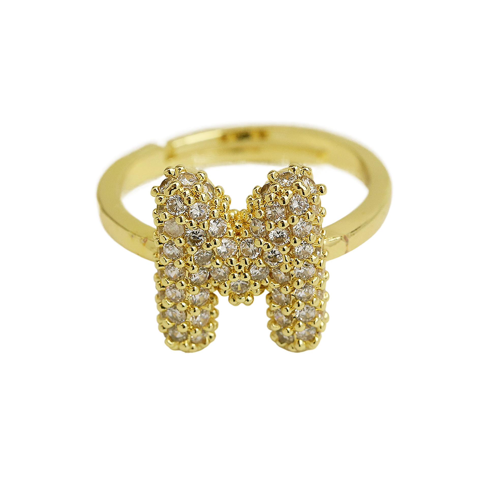 gold ring M