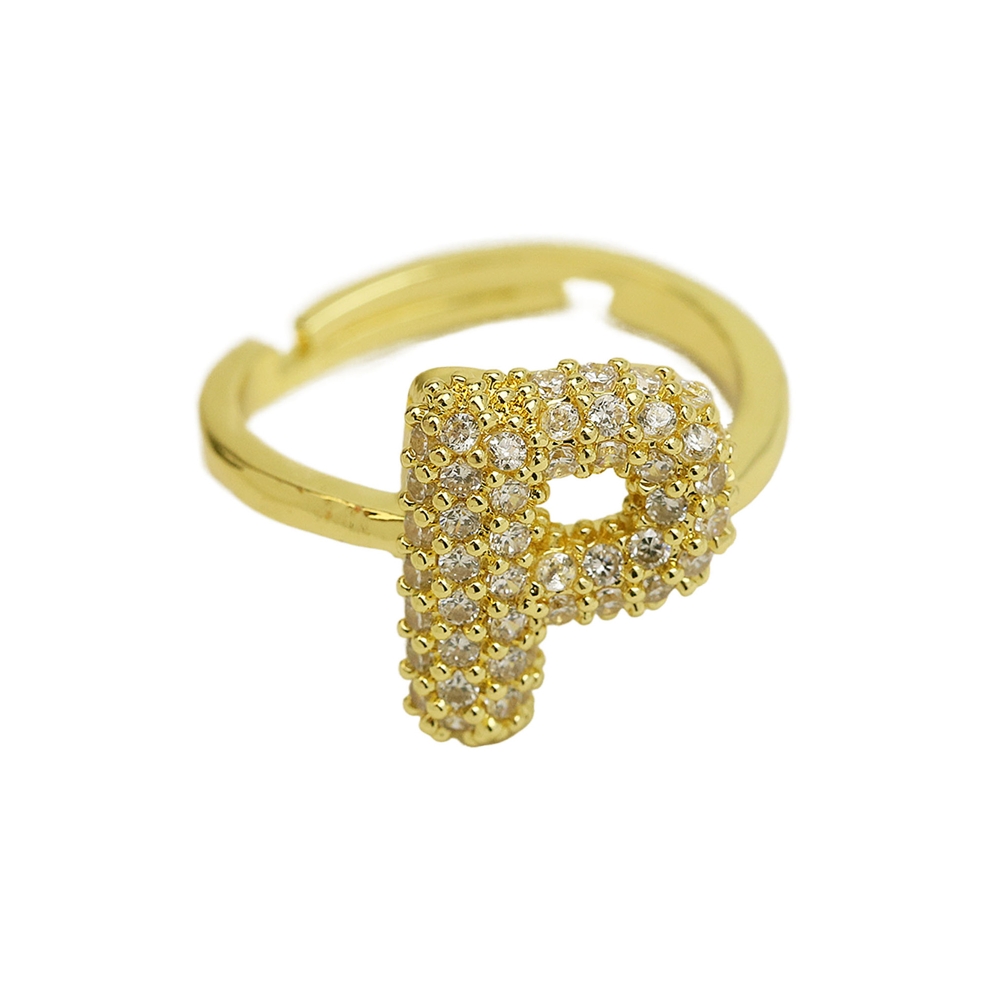 gold ring P