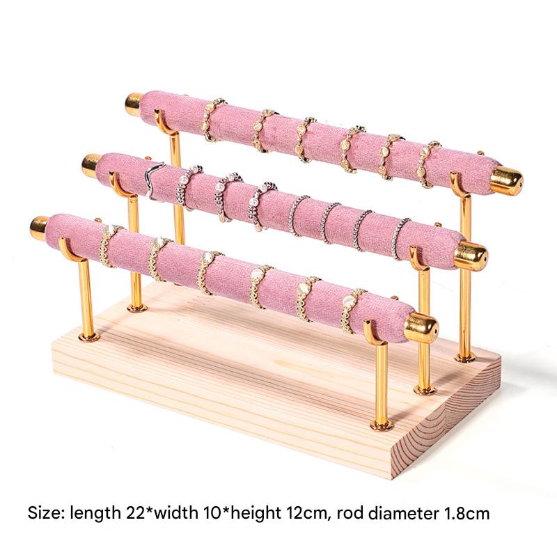 3-layer gold (ring holder) light pink