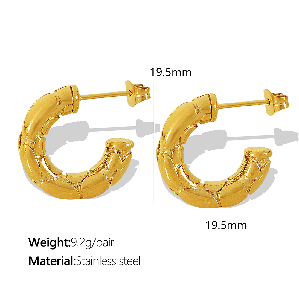 EH255 gold earrings